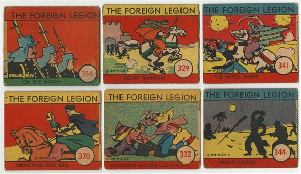 1939 R54 W.S. Corp. "The Foreign Legion" Complete Set (48)